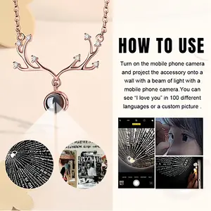 The Sugar Madness Deer Horn Projection Pendant