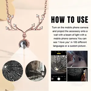 Broadway Deer Horn Projection Pendant