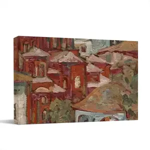 Athos - Vatopedi Canvas Decorative Painting (Multi-Size, Transverse)