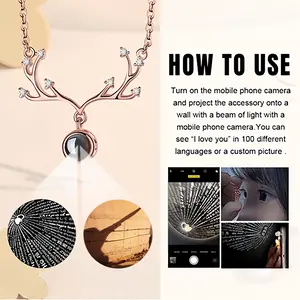 A Road Well Traveled Deer Horn Projection Pendant