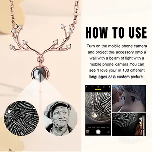 Redd Foxx Deer Horn Projection Pendant