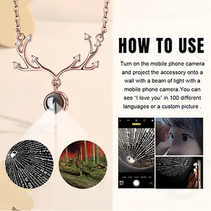 Firebreak Deer Horn Projection Pendant