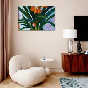 Clivia Canvas Decorative Painting (Multi-Size, Transverse)