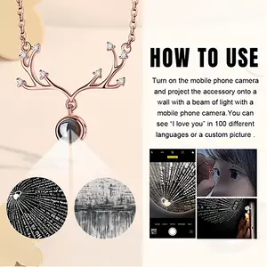 Denki Deer Horn Projection Pendant