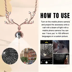 Brooklyn Bridge Apartments New York City Deer Horn Projection Pendant