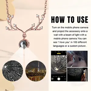 Moscow Tv Tower Deer Horn Projection Pendant