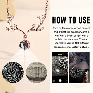 After Chen Fei Deer Horn Projection Pendant