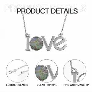 Mist Lovers Pendant Necklace LOVE Letter