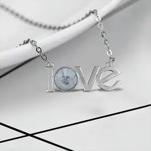 Silence Ii Lovers Pendant Necklace LOVE Letter