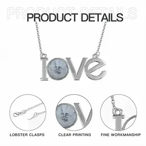 Silence Ii Lovers Pendant Necklace LOVE Letter