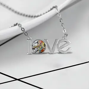 Chaos Lovers Pendant Necklace LOVE Letter