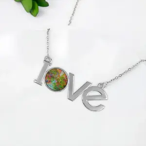 El Dorado Lovers Pendant Necklace LOVE Letter