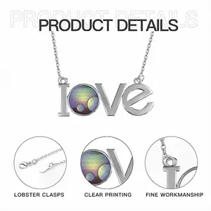 Horizon_Trio Lovers Pendant Necklace LOVE Letter