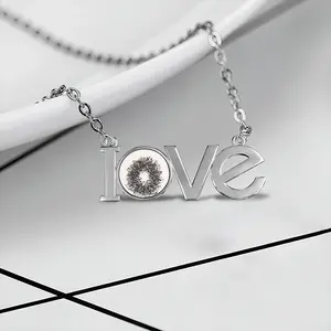 On Paper-Portal #3 Lovers Pendant Necklace LOVE Letter