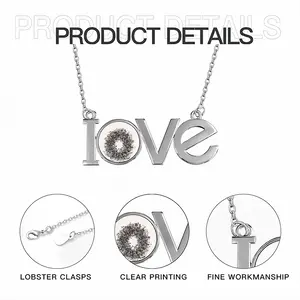 On Paper-Portal #3 Lovers Pendant Necklace LOVE Letter