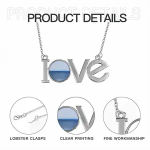 Untitled 32V Lovers Pendant Necklace LOVE Letter