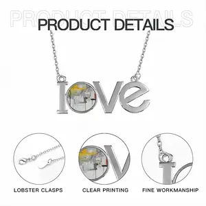 Montana Lovers Pendant Necklace LOVE Letter