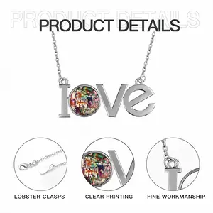 Magic Lovers Pendant Necklace LOVE Letter