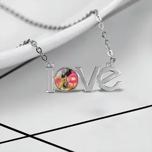 Rabid Lovers Pendant Necklace LOVE Letter