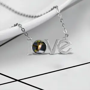 Hope Lovers Pendant Necklace LOVE Letter