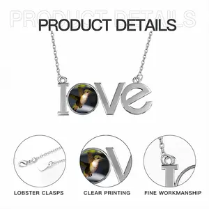 Hope Lovers Pendant Necklace LOVE Letter