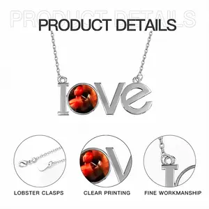 Pugilism Lovers Pendant Necklace LOVE Letter