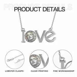 Marylin A Jamais Lovers Pendant Necklace LOVE Letter