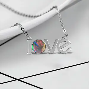 Suffice Lovers Pendant Necklace LOVE Letter