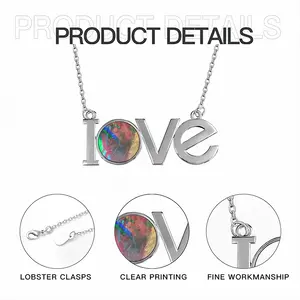 Suffice Lovers Pendant Necklace LOVE Letter