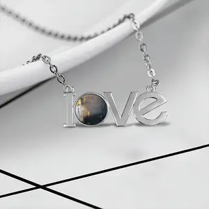 Passage Lovers Pendant Necklace LOVE Letter