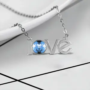 Holy Cloud Smokes Lovers Pendant Necklace LOVE Letter