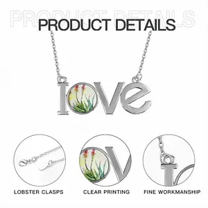 Aloe Lovers Pendant Necklace LOVE Letter