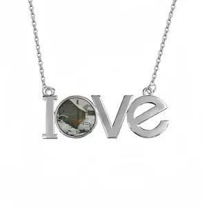 Old Mill Lovers Pendant Necklace LOVE Letter