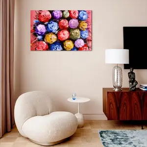 Beautiful Like Roses Canvas Decorative Painting (Multi-Size, Transverse)