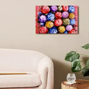 Beautiful Like Roses Canvas Decorative Painting (Multi-Size, Transverse)