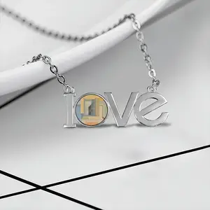 The Shine Lovers Pendant Necklace LOVE Letter