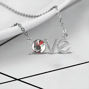 Wwf California Condor Lovers Pendant Necklace LOVE Letter