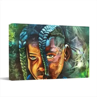 African Youngster Canvas Decorative Painting (Multi-Size, Transverse)