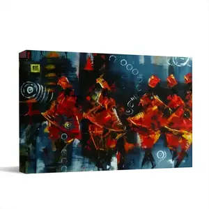 Cultural Dancers Canvas Decorative Painting (Multi-Size, Transverse)