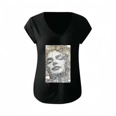 Women Marylin A Jamais Short-Sleeved V-neck T-Shirt