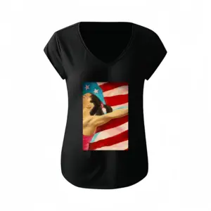 Women Mckayla Maroney Short-Sleeved V-neck T-Shirt