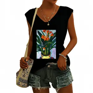 Women Clivia Short-Sleeved V-neck T-Shirt