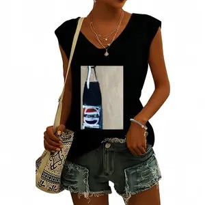 Women Pepsi Short-Sleeved V-neck T-Shirt