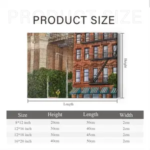 Brooklyn Bridge Apartments New York City Canvas Decorative Painting (Multi-Size, Transverse)