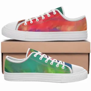 Men Waves Of Love Retro Canvas Shoes