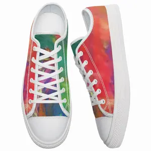 Men Waves Of Love Retro Canvas Shoes