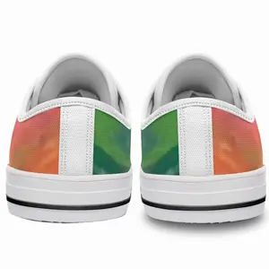 Men Waves Of Love Retro Canvas Shoes