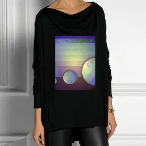 Women Horizon_Trio Drop Collar Long Sleeve T-Shirt