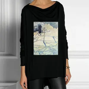 Women Message Series 2H Drop Collar Long Sleeve T-Shirt