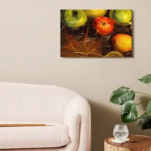 Floating Apples Canvas Decorative Painting (Multi-Size, Transverse)